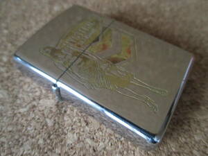 ZIPPO 『HYSTERIC GLAMOUR ヒステリック・グラマ－』1997年10月製造 デニム ミリタリー ワーク 北村信彦 オイルライター ジッポ 廃版激レア