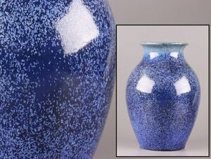 中国古玩 唐物 清代 海鼠釉 花瓶 時代物 極上品 初だし品 C5829