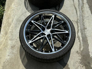 WORK SCHWERT SG1 【 ワーク ホイール シュヴァート SG1 】19x8.0J +42 5H100 215/35ZR19 タイヤ付き！プリウスなどに！