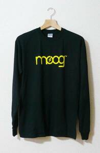 【新品】Moog 長袖 Tシャツ Mサイズ コーネリアス シンセ ムーグ モーグ テクノ モジュール YMO Kraftwerk シルクスクリーンプリント