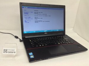 Rジャンク/ FUJITSU FMVA06004 LIFEBOOK A553/H Intel Celeron 1000M メモリ2.05GB HDD320.07GB 【G05978】