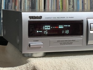 TEAC CD-RW880 ／ CDレコーダー リモコン付 難あり