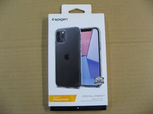 iPhone 12 Pro用(6.1インチ)対応 Spigen シュピゲン ACS01520 [iPhone 12/iPhone 12 Pro 用 ケース Crystal Hybrid Crystal Clear]