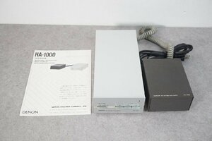 [NZ][D4282110] DENON デノン HA-1000 MCカートリッジ用ヘッドアンプ