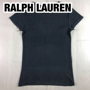 RALPH LAUREN ラルフローレン 半袖Tシャツ M ブラック 刺繍ポニー