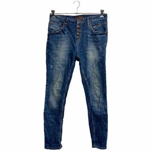 Pdrfect Jeans デニムパンツ W38 ボタンフライ インディゴ 古着卸 アメリカ仕入 2305-246