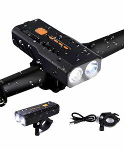 自転車 ライト LED ライト 3000mAh大容量 1200ルーメン LEDヘッドライト USB充電式 PSE認証済 防水 高輝度IP65防水 ロングライド