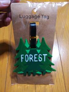 かわいい ラゲッジタグ ネームタグ フォレスト FOREST 森 旅行 新品