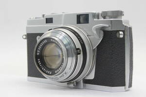 【返品保証】 コニカ Konica III Konishiroku Hexanon 48mm F2 ダブルストローク レンジファインダー カメラ s4350