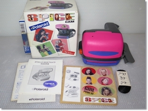 ◇◆レア！美品 Polaroid SPICECAM　ポラロイド　スパイスカム　箱・未使用シール付き　スパイスガールズモデル ポラロイド６３７◆◇