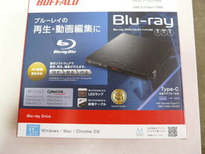 BUFFALO バッファロー BRXL-PT16U3 USB３．２（Gen1）対応　ブルーレイドライブ 