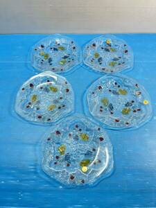4-76 Santa Flora 洋食器 食器 ガラス皿
