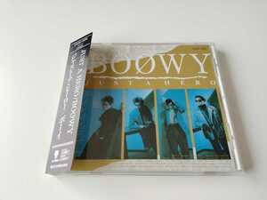 【86年旧規格盤/丸角ロング帯付】BOOWY / JUST A HERO 帯付CD 東芝EMI CA32-1226 帯状態良好品