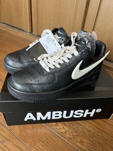 極美品 AMBUSH コラボ エアフォース ブラック アンブッシュ/エアジョーダン/AIR JORDAN/シカゴ/ダンク ロー SB/トラヴィス/Supreme/26.5