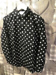 1円 ★ DIGAWEL ディガウェル ★ 送料520円OK ★ DOT SHIRT ドットシャツ サイズ0 ブラック　FK