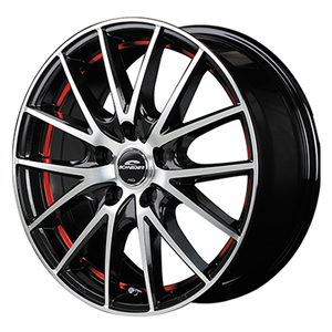 マルカ ホイール シュナイダー RX27 アコード CL7-9 MID 【15×6.0J 5-114.3 INSET52 ブラックメタリック+レッド】 4本セット