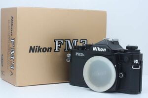 【美品】ニコン Nikon FM3A ブラック ボディ 元箱・ボディキャップ付 #99