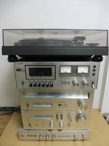 「6043/T3D」HITACHI Lo-D HA-330 D-400MKII FT-340 HMC-1000 HT-350 アンプ カセットデッキ チューナー セット レトロ オーディオ 日立
