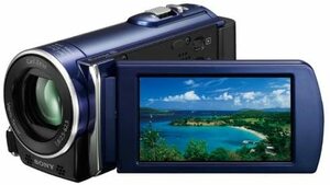 ソニー SONY デジタルHDビデオカメラレコーダー CX170 ブルー HDR-CX170/L(中古品)