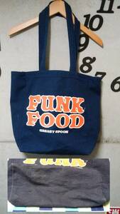 FUNK FOOD トートバッグ　ネイビー