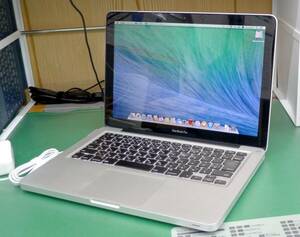 T10946nSSD取付済中古品 MacBookPro Late2011 SSD512GB Mavericks 13.3inch 動作品 ACアダプタ付属