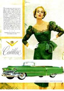 ◆1954年の自動車広告　キャデラック　CADILLAC　GM