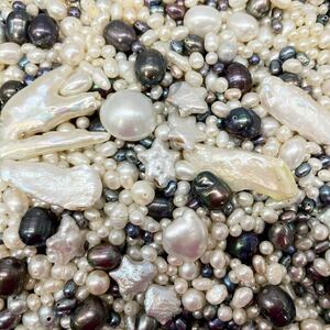 大量!!■本真珠アクセサリーパーツおまとめ■m重量約267g 淡水 バロック ベビーパール baby pearl parts DA0