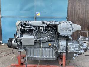 ヤンマー　yanmar 6CX-GT　船内機　マリンエンジン　360馬力 最大430馬力　減速比：2．91　6945時間、佐賀発　AMANOKENKI(株)