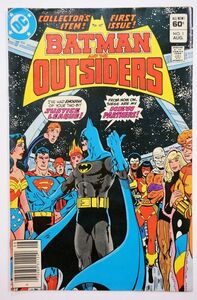 ★激レア Batman And The Outsiders #1 1983年8月 当時物 第1号 記念 DC Comics バットマン アメコミ ヴィンテージ コミック 英語版 洋書★