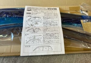 【スバル純正新品】SUBARU 未使用品 ★希少廃番品★ ヴィヴィオ KK3 3ドア用 ドアバイザー左右セット サイドバイザー KK4 KW3 KW4