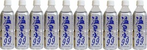 40本セット 温泉水99 ミネラルウオーターアルカリイオン水 ペットボトル(鹿児島県)500ml×40本