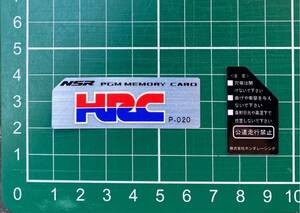 ♪59 NSR250R MC28HRC020 メモリーカードラベルセット