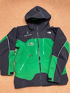 非売品★ノースフェイス マウンテンジャケット GORE-TEX 緑/黒 XL相当★防水透湿 マウンテンパーカー スキー スノボ アルパイン メドーズ
