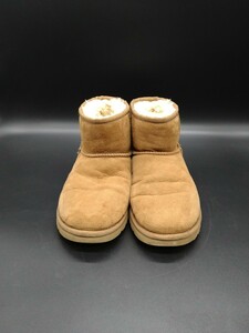 UGG アグ クラシック ムートン ボア ショートブーツ　ミニ　キャメル　23.0