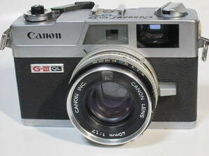 ■【 canon Canonet QL17 G-Ⅲ1.7/40mm 】■ 
