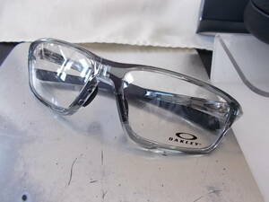 OAKLEY オークリー CROSSLINK ZERO A 超かっこいい 眼鏡フレーム OX8080-0458 POLISHED GREY SHADOW