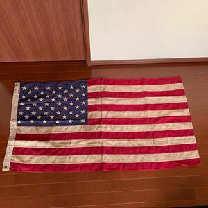 アメリカ 星条旗 ビンテージ ビームス購入　旗 インテリア雑貨　USA製　縦71㎝　横140㎝　フラッグ 米国国旗