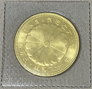 【未開封 / ブリスターパック】昭和天皇御在位60年記念 10万円金貨 K24 純金 20g 
