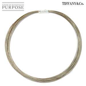 ティファニー TIFFANY&Co. ステンレス コード ネックレス 39cm シルバー 925 SV Necklace 90185986