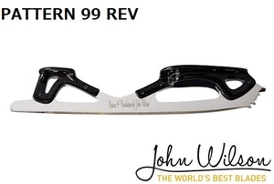 【卸直販2割引】9インチ パターン99 レボリューション BLACK 送料無料 フィギュアスケート ブレード ジョンウィルソン JOHN WILSON
