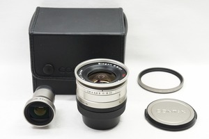 【適格請求書発行】美品 CONTAX コンタックス Carl Zeiss Biogon T* 21mm F2.8 G用 AF 専用ファインダー付【アルプスカメラ】240402k