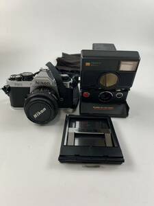 1000円~■★動作未確認★Nikon FM2 一眼レフフィルムカメラ POLAROID SLR 680 AF 28mm まとめ★okoy2654181-122★t9112