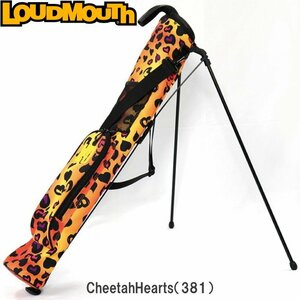 1円★ラウドマウス LM-CC0006 セルフスタンド CheetahHearts（381）チーターハーツ★セルフバッグ/クラブケース★