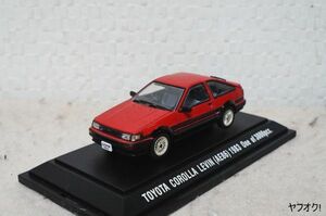 エブロ トヨタ カローラ レビン (AE86) 1/43 ミニカー 赤