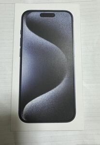 【美品】iPhone 15Pro 256GB ブルーチタニウム　SIMフリー