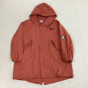 ■美品 9090 ナインティナインティ Angel Snow Parka モッズコート ナイロンジャケット アウター メンズ サイズL オレンジ/0.82kg■