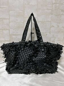 BOTTEGA VENETA ボッテガヴェネタ トートバッグ イントレチャート ハンドバッグ ブラック 278480