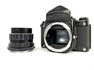 ASAHI PENTAX 6×7 Super-TAKUMAR 6×7 f2.4 105mm レンズ セット 中判カメラ フィルムカメラ ジャンク Y8819825