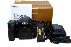 送料無料!! Nikon D7500 ニコン ボディ 完動 美品 人気 DX APS-C シャッター13回のみ デジタル 一眼レフ カメラ 箱入 DSLR Digital Camera