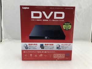 【未使用】 ロジテック Logitec ＤＶＤドライブ ＵＳＢ２．０ ブラック LDR-PMK8U2VBK